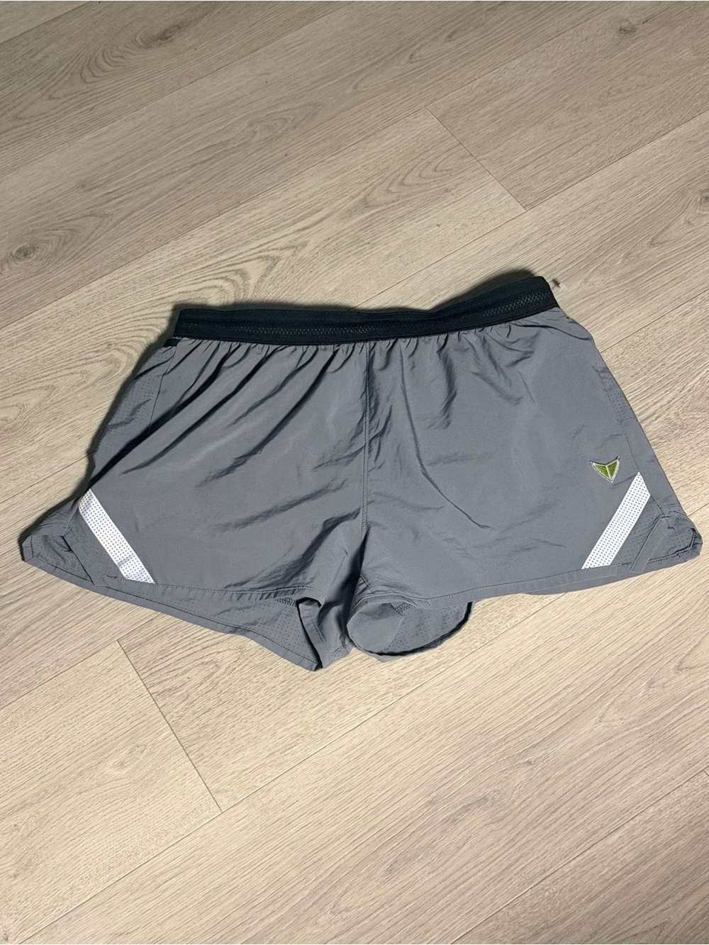 Gray Men's Korsa Split Running Shorts